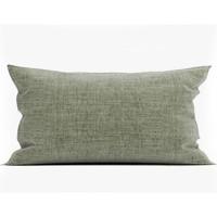 Zo Home Lino Kussensloop Linnen Look army green - thumbnail