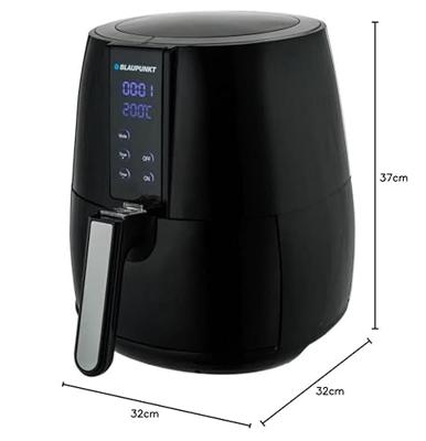 Blaupunkt AFD501 friteuse Dubbel 4 l Vrijstaand 1500 W Frituurpan Zwart