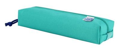 Pennenetui oxford rechthoek turquoise Pennenetui oxford rechthoek turquoise