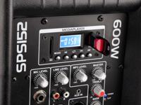 Vonyx SPS152 Actieve speaker 600W met microfoon en standaard - thumbnail