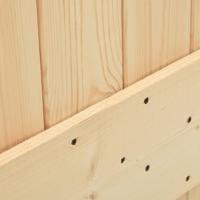 Schuifdeur met beslag 100x210 cm massief grenenhout - thumbnail