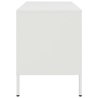 Tv-meubel 68x39x50,5 cm staal wit