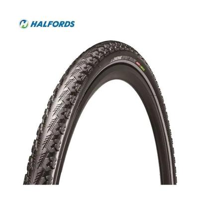 HALFORDS 28x1 5/8x1 3/8 standaard zwart reflex draad