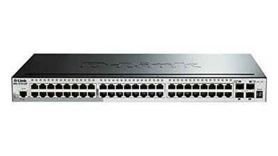 D-Link DGS-1510-52X/E DGS-1510-52X/E Netwerk switch 48 + 4 poorten 176 Gbit/s