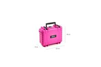 B & W International Transportkoffer action.case PP.23.GO3 2.3 l (b x h x d) 230 x 90 x 180 mm Pink PP.23.PI.GO3 - thumbnail