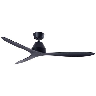 Lucci AIR Whitehaven Plafondventilator 35 W (Ø x h) 142 cm x 300 mm Zwart Met afstandsbediening
