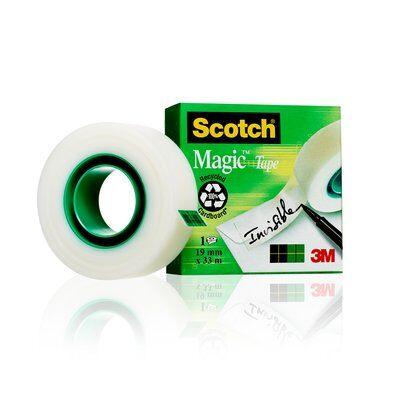 Plakband Scotch Magic 810 19mmx33m onzichtbaar mat Plakband Scotch Magic 810 19mmx33m onzichtbaar mat