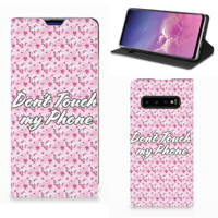 Samsung Galaxy S10 Design Case Flowers Pink DTMP - thumbnail
