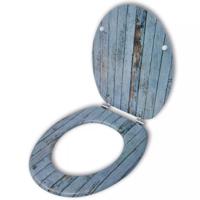 VidaXL Toiletbril met mdf houten ontwerp - thumbnail
