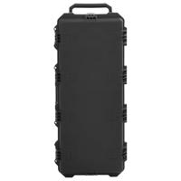 Flightcase draagbaar 100,5x42x17 cm PP zwart - thumbnail