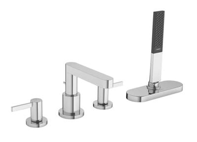Hansgrohe Badrandmengkraan Finoris 4-Gats Met SBox Chroom