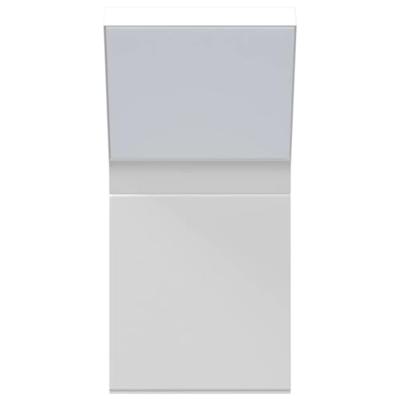 VidaXL Buitenwandlamp led gegoten aluminium wit