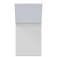 VidaXL Buitenwandlamp led gegoten aluminium wit - thumbnail