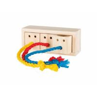 2-in-1 speelgoed en snoepjesdispenser voor huisdieren Trixie 16 × 6 × 7 CM - thumbnail