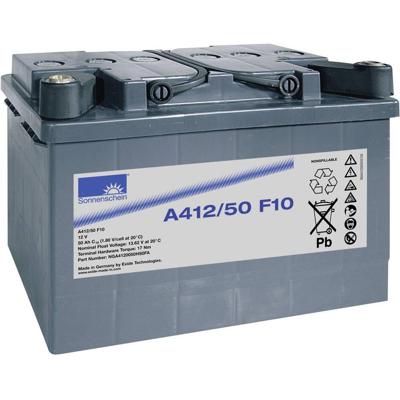 GNB Sonnenschein A412/50 F10 Loodaccu 12 V 50 Ah Loodgel (b x h x d) 278 x 196 x 175 mm M10-schroefaansluiting Onderhoudsvrij