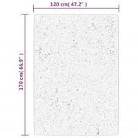 VidaXL Vloerkleed pamplona shaggy hoogpolig modern 120x170 cm groen - thumbnail