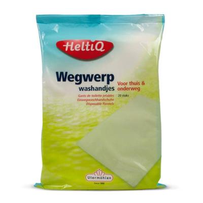 HeltiQ Wegwerpwashandjes 20st HeltiQ Wegwerpwashandjes 20st