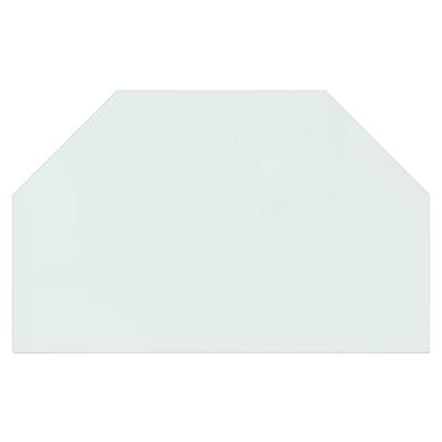 VidaXL Glasplaat openhaard zeshoekig 80x50 cm