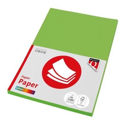 Kopieerpapier Quantore Colour A4 80gr helgroen 100 vel Kopieerpapier Quantore Colour A4 80gr helgroen 100 vel