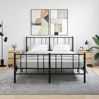 Nachtkastjes 2 st 40x35x50 cm sonoma eikenkleurig