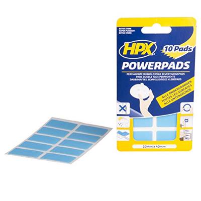 HPX Producten/dubbelzijdige bevestigingspads powerpads 20x40mm 10 st HPX Producten/dubbelzijdige bevestigingspads powerpads 20x40mm 10 st