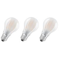 OSRAM HOMELIGHTING 4058075819351 LED-lamp Energielabel E (A - G) E27 Peer 7 W = 60 W Warmwit (Ø x l) 60 mm x 105 mm 3 stuk(s) - thumbnail