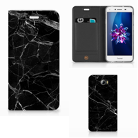 Huawei Y5 2 | Y6 Compact Standcase Marmer Zwart - Origineel Cadeau Vader - thumbnail