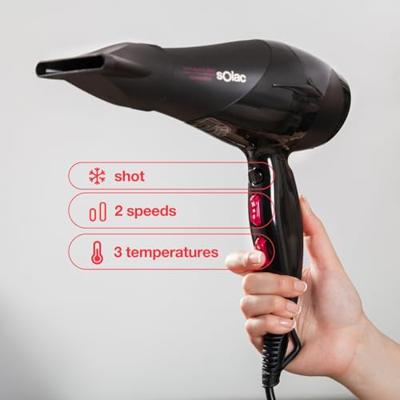 Föhn Solac SP7170EXPERT 2600W IONIC 2600 W Zwart