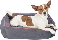 TRIXIE Bed Romy, hoekig, 55 × 45 cm, grijs – 37665 - thumbnail