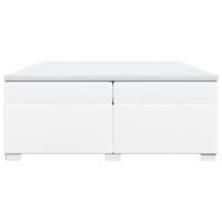 Boxspring met matras kunstleer wit 140x190 cm - thumbnail