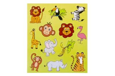 Stickervel Wilde Dieren