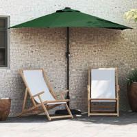 Tuinparasol Groen 294 x 150 x 224 cm Polyester en staal - thumbnail
