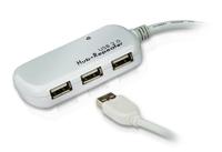 Aten At-ue2120h 4-poorts Usb 2.0 Extender Hub - thumbnail