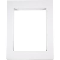 Creativ Company Passepartout lijsten, a3, afm 40x50 cm, 500 gr, wit, 100 stuk/ 1 doos - thumbnail