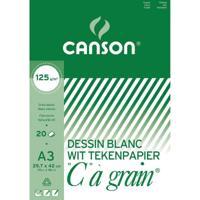 Canson tekenblok C à grain 125 g/m², ft 29,7 x 42 cm (A3) - thumbnail