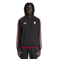 adidas Manchester United Originals Trainingstrui 1/4-Zip Zwart Wit Rood - thumbnail