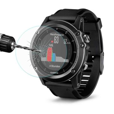 ENKAY Hat-Prins voor Garmin Fenix 3 HR Smart Watch 0.2mm 9H oppervlaktehardheid 2.15D gebogen rand getemperd glas Film