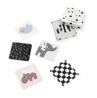 Done By Deer baby contrastkaart hertenvriendjes, 10st. - thumbnail