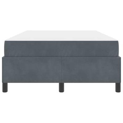 Bedframe Anders Wit en lichtgrijs 120 x 200 cm Fluweel