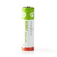 Nedis Oplaadbare NiMH-Batterij AA | 1.2 V DC | 2000 mAh | 1 stuks - BANM20HR64B BANM20HR64B - thumbnail
