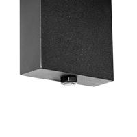 QAZQA Buiten wandlantaarn zwart IP44 met schemersensor - Charlois - thumbnail