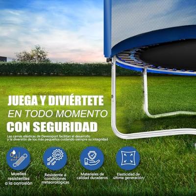 Trampolines 50 kg Blauw (182 x 172 cm)