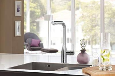 GROHE essence new Keukenkraan - hoog - uittrekbare l uitloop - 2 straalsoorten - chroom 30270000