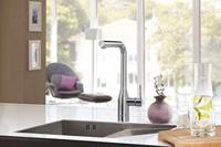 GROHE essence new Keukenkraan - hoog - uittrekbare l uitloop - 2 straalsoorten - chroom 30270000 - thumbnail