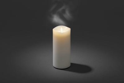 Konstsmide 1861-100 LED-kaars Wit Warmwit (Ø x h) 9 cm x 18 cm Konstsmide 1861-100 LED-kaars Wit Warmwit (Ø x h) 9 cm x 18 cm