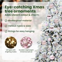 VidaXL Kunstmatige inklapbare kerstboom wit 120 cm pe en pvc - thumbnail