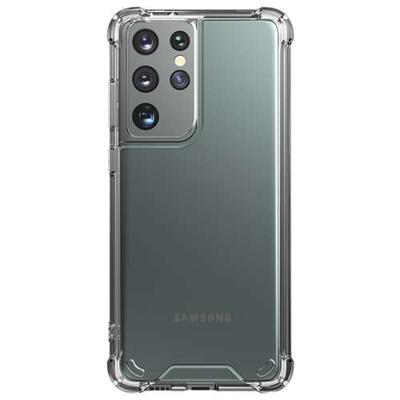 Anti-shock Back Cover Galaxy S21 Ultra TPU Siliconen Transparant Anti-shock Back Cover Galaxy S21 Ultra TPU Siliconen Transparant