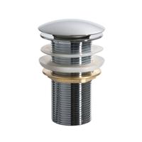 Klikwaste Chroom 5/4" Luxe Lange Clickwaste Aqua Splash - thumbnail