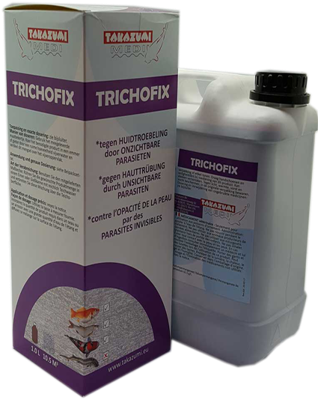 Takazumi Trichofix 2,5L - Effectieve Behandeling Tegen Vijvervis Huidparasieten