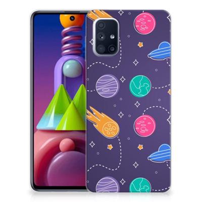 Samsung Galaxy M51 | Sillicone Back Cover | Space